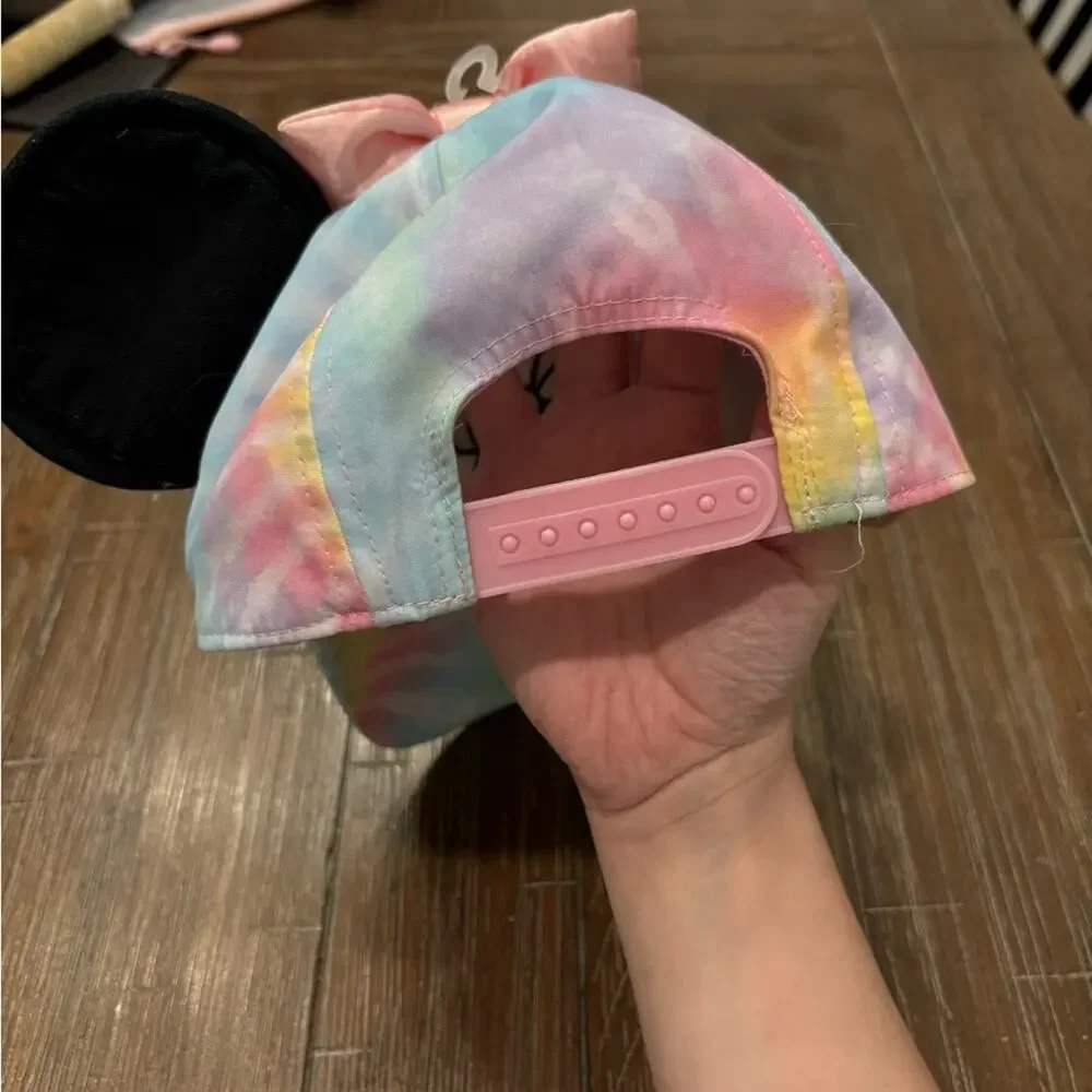 Disney Youth Girls Hat Minnie Mouse Pastels Tie Tye Dye